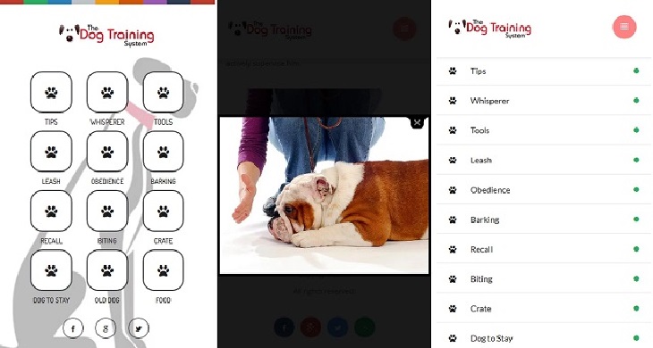App de entrenamiento de perros