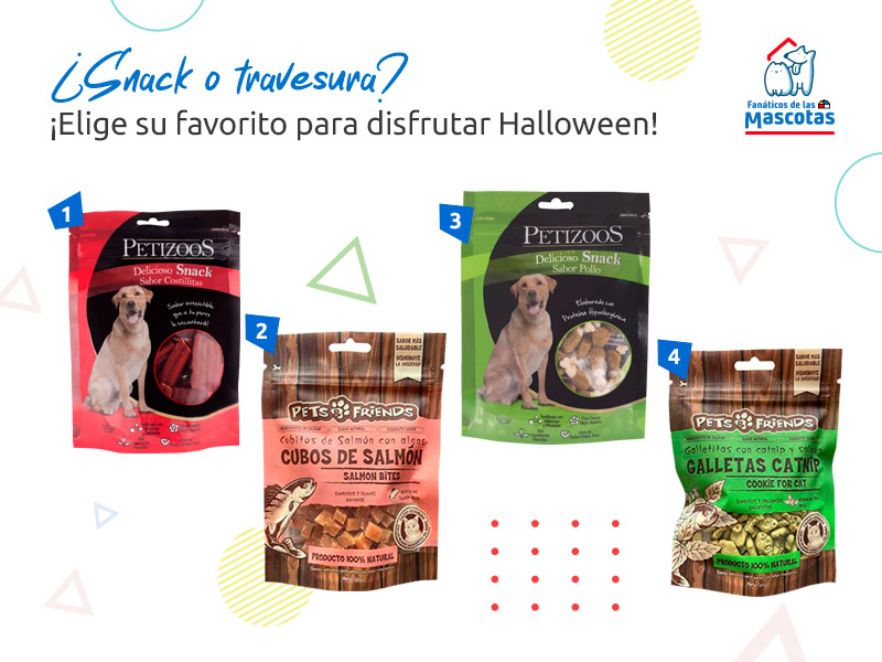 Envases de snacks para perros y gatos